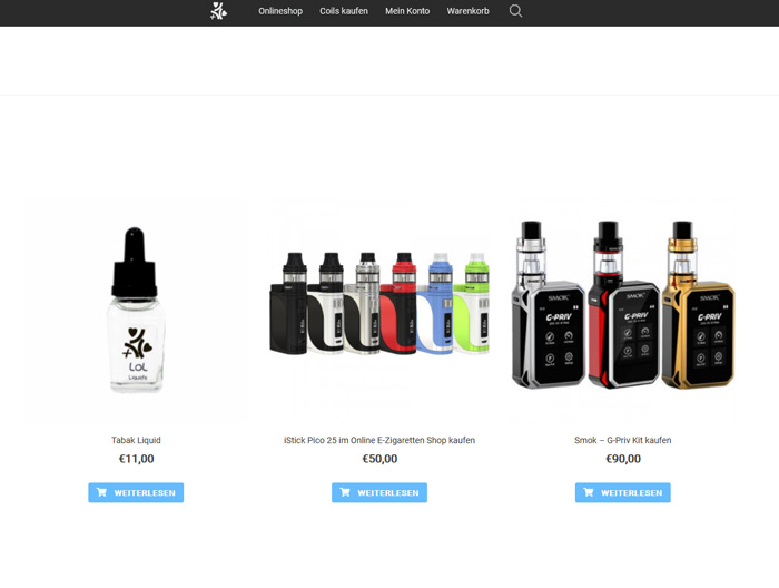 e-zigarettenkaufen